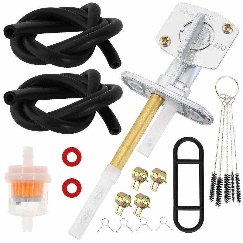 YOFMOO Fuel Gas Petcock Valve Pump Switch Compatible for CRF50 Suzuki DRZ400 FZR600 LT80 LTZ250 LTZ400 Yamaha YFS200 YFM250 YFM350 YFM400 YFM600 YFM660 YFZ350 YFZ450 Raptor 660 Wolverine Banshee 350